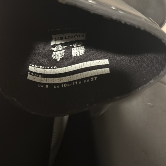 Kids Hunter Rainboots in Black Size 9 - Picture 6 of 6